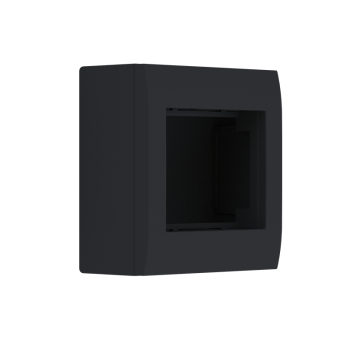 ^ ΚΟΥΤΙ ΕΠΙΤΟΙΧΟ 2ΣΤ. IP20 ΜΑΥΡΟ ΜΑΤ