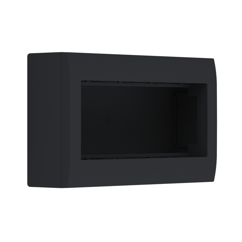 ^ ΚΟΥΤΙ ΕΠΙΤΟΙΧΟ 4ΣΤ. IP20 ΜΑΥΡΟ ΜΑΤ