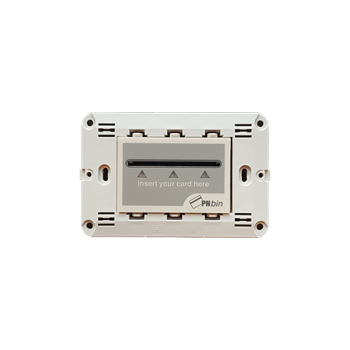 ^ MODYS ΚΑΡΤΟΔΙΑΚΟΠΤΗΣ RFID & ΒΑΣΗ ΣΤΗΡΙΞ. ΜΕ ΒΙΔΕΣ 3 ΣΤ. ΑΠΑΛΟ ΓΚΡΙ 24VDC IP20