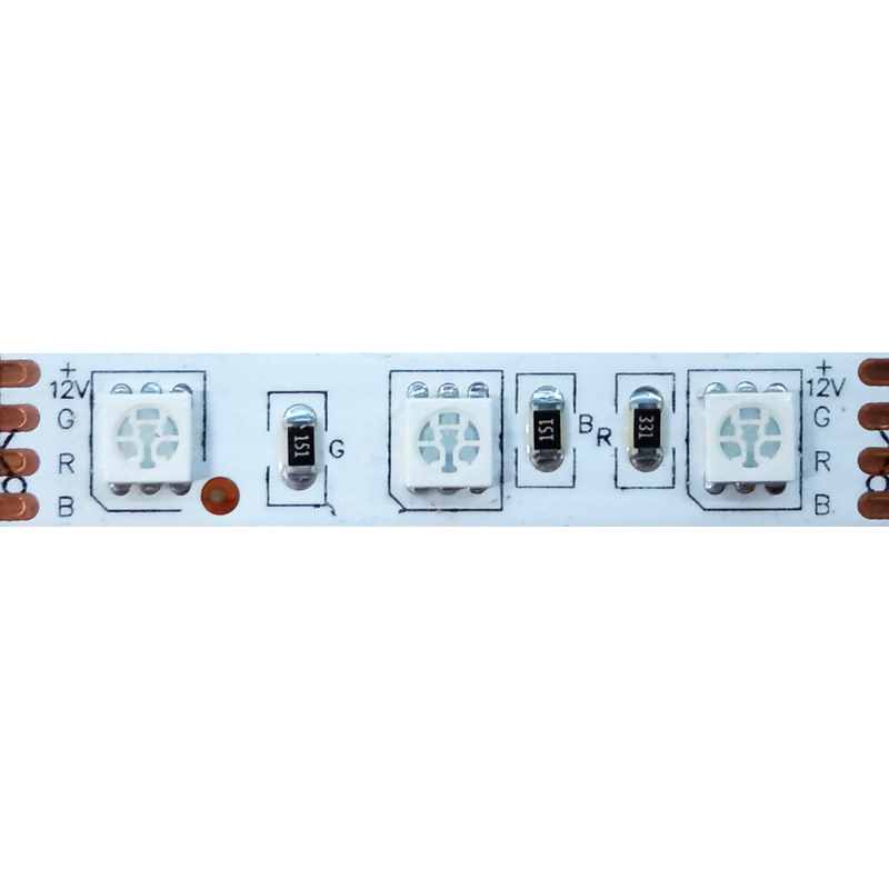 ΛΩΡΙΔΑ LED 5M 14.4W/M 12V DC IP20 RGB 10mm