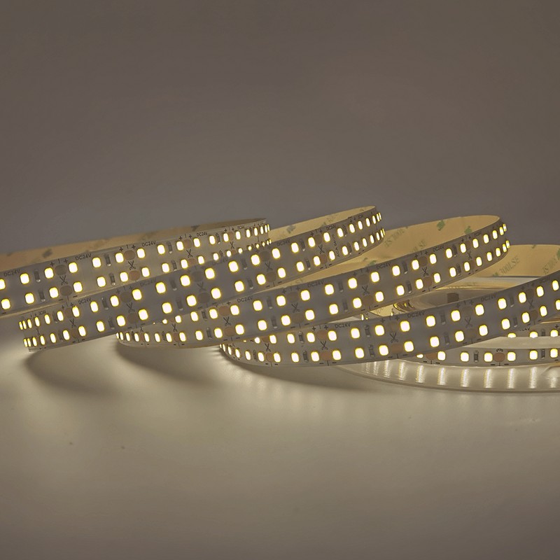 ^LED SMD STRIP 24V DC 40W/M 3000K 4120LM/M IP20 15MM CRI80 OSRAM 2835 240LEDS/M 3SDCM 5M REEL 5YRS 