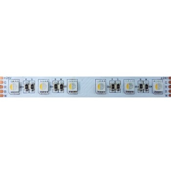 ΛΩΡΙΔΑ LED 5M 17W/M 24V DC IP20 RGBW-6500K 12mm