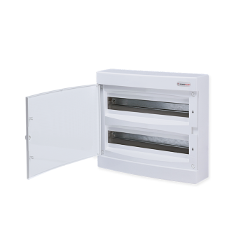 SURFACE MOUNTING 36 MODULES 2 ROWS WHITE DOOR SURFACE MOUNTING 36 MODULES 2 ROWS WHITE DOOR