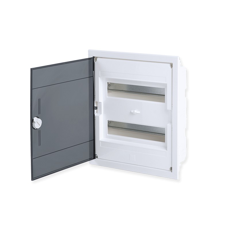 FLUSH MOUNTING 24 MODULES 2 ROWS TRANSPARENT FLUSH MOUNTING 24 MODULES 2 ROWS TRANSPARENT