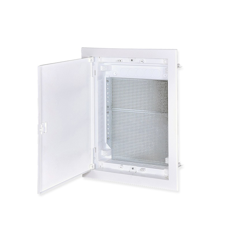 FLUSH MOUNTING ENCLOSURE FOR IT EQUIPMENT - 2 ROWS, WHITE DOOR IP30 IN63A 442X346X92mm FLUSH MOUNTING ENCLOSURE FOR IT EQUIPMENT - 2 ROWS, WHITE DOOR IP30 IN63A 442X346X92mm