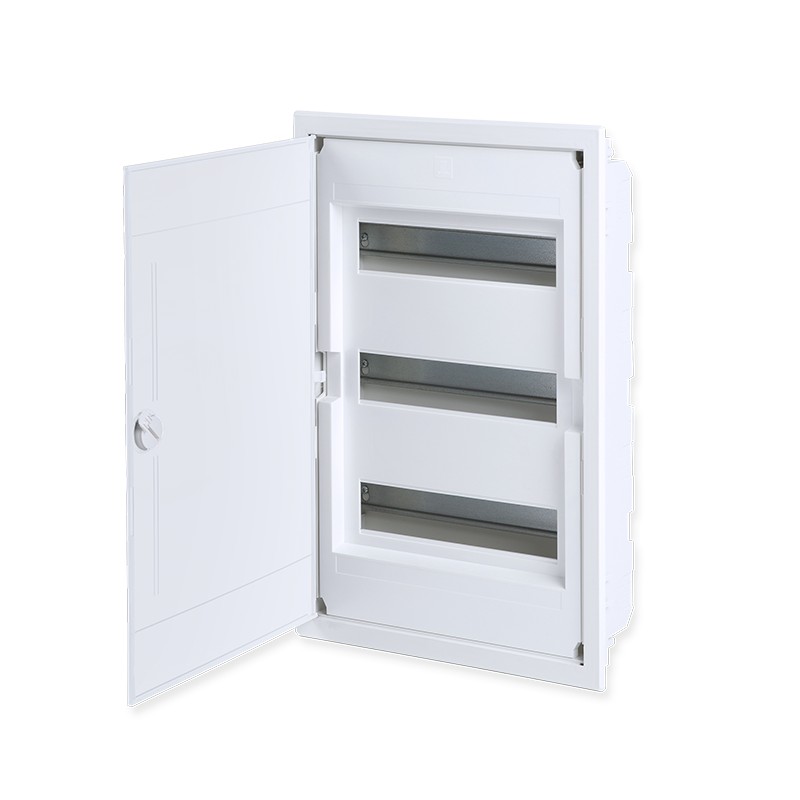 FLUSH MOUNTING 36 MODULES 3 ROWS WHITE DOOR FLUSH MOUNTING 36 MODULES 3 ROWS WHITE DOOR