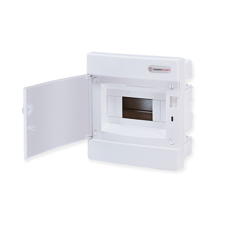 FLUSH MOUNTING 8 MODULES 1 ROW WHITE DOOR FLUSH MOUNTING 8 MODULES 1 ROW WHITE DOOR