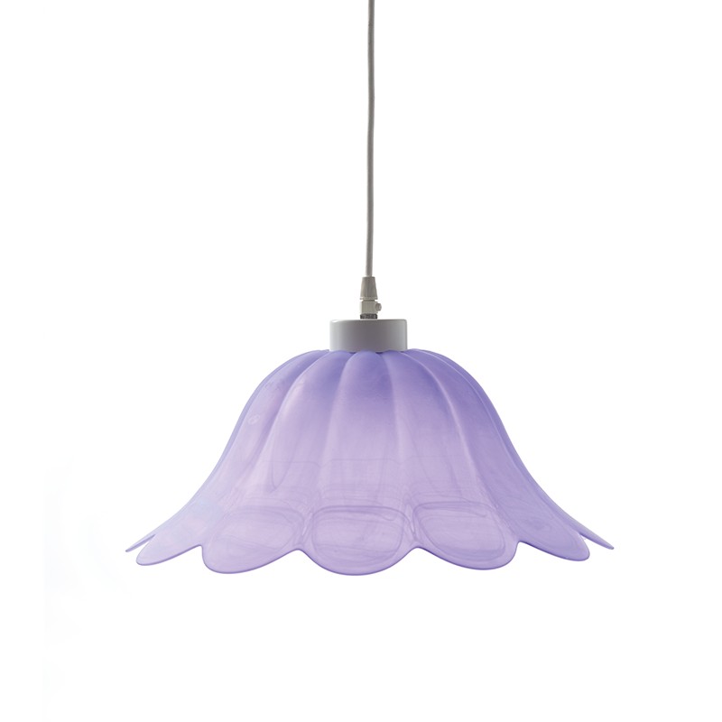 NETTO ΓΥΑΛΙ Νο309 Φ40 W.ALABASTER LILA SATIN MANDALAY