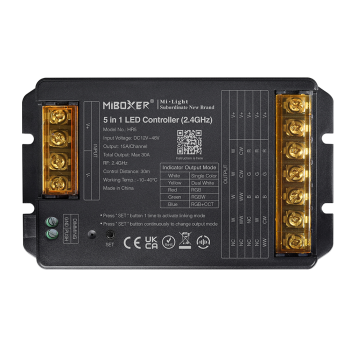 LED CONTROLLER 2,4GHz 5 IN 1,TOTAL OUTPUT MAX 30A