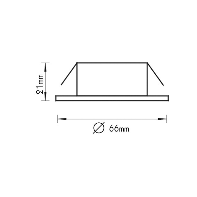 ΣΠΟΤ ΧΩΝΕΥΤΟ ΧΡΥΣΟ XFP 12V 20W