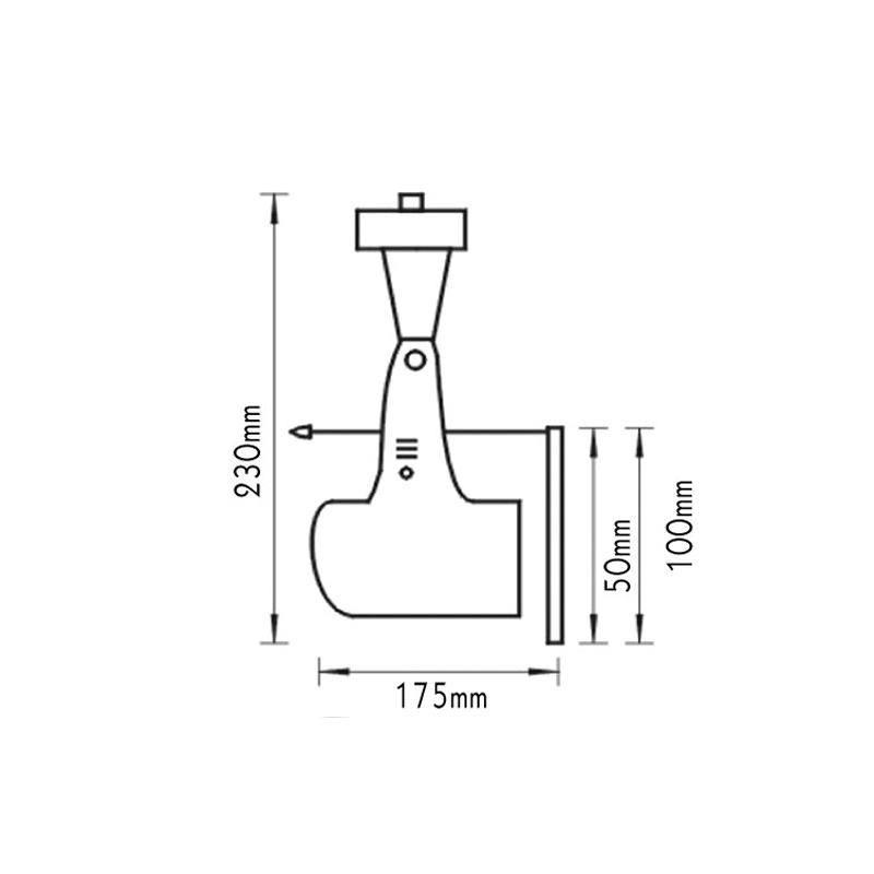 ΣΠΟΤ ΕΞΩΤΕΡΙΚΟ Ε27 PAR30 ΓΚΡ Μ ΣΠΟΤ ΕΞΩΤΕΡΙΚΟ Ε27 PAR30 ΓΚΡ Μ
