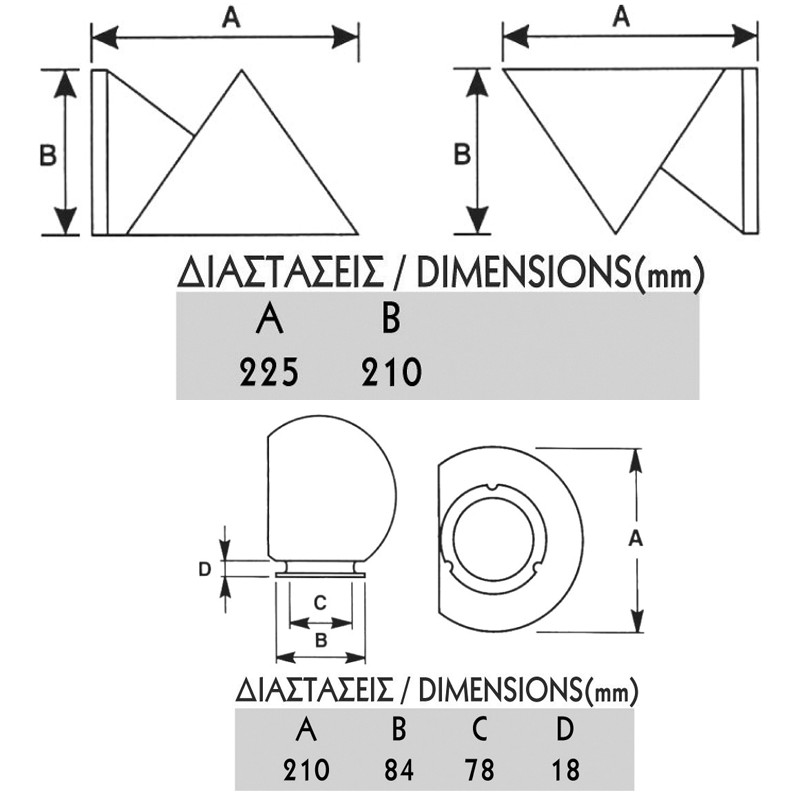 ΑΠΛΙΚΑ ΦΙΜΕ ΜΠΑΛΑ Φ20 Ε27