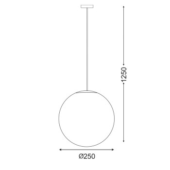 HANG LIGHT PMM Φ250 PMM CLEAR