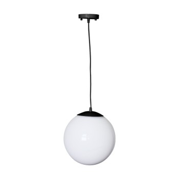 HANG LIGHT PMM Φ250 PMM OPAL ΜΑΥΡΟ ΚΑΛΩΔΙΟ ΡΟΖΕΤΑ