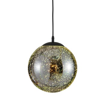 NETTO ΚΡΕΜΑΣΤΟ Φ/Σ 3D ΓΥΑΛΙ+ΜΕΤΑΛΛΙΚΗ ΜΑΥΡΗ ΑΝΑΡΤΗΣΗ Φ25ΧΗ150CM