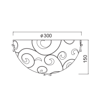 ΑΠΛΙΚΑ 1ΧΕ27 ΑΜΜΟΒΟΛΗ ΔΙΑΦΑΝΗ ΣΧΕΔΙΑ Φ30CM CHAPLIN ΑΠΛΙΚΑ 1ΧΕ27 ΑΜΜΟΒΟΛΗ ΔΙΑΦΑΝΗ ΣΧΕΔΙΑ Φ30CM CHAPLIN
