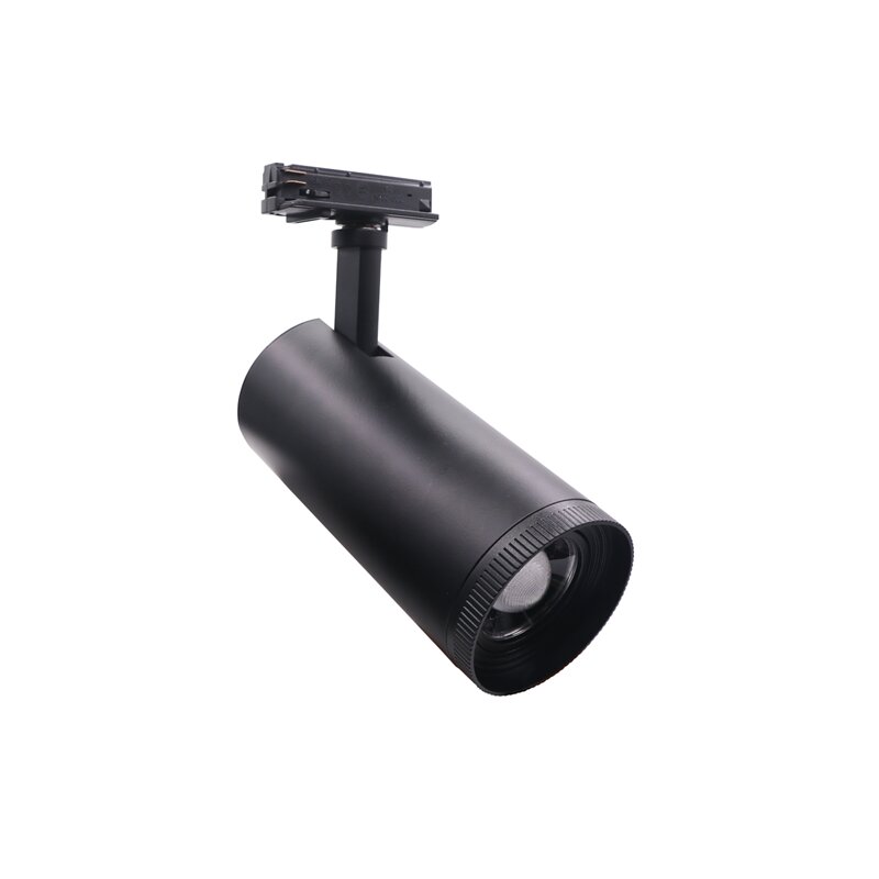 BLACK LED COB TRACK LUMINAIRE AIMY 10W 4000K 1-PH 15-55° 1260LM 230V Ra80 BLACK LED COB TRACK LUMINAIRE AIMY 10W 4000K 1-PH 15-55° 1260LM 230V Ra80