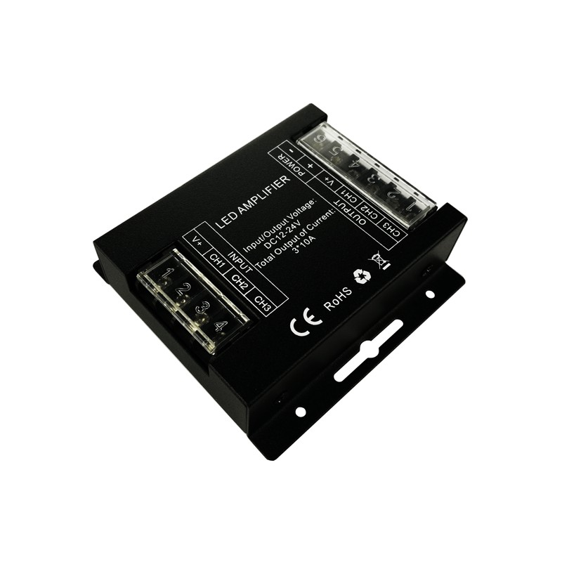 AMPLIFIER LED RGB 30A 360W/12V 720W/24V IP20 AMPLIFIER LED RGB 30A 360W/12V 720W/24V IP20