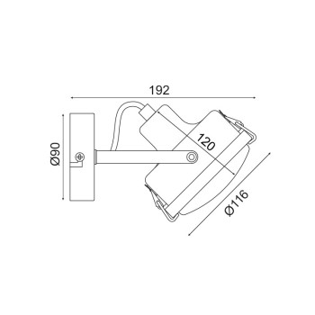 NETTO ΕΠΙΤΟΙΧΟ Φ/Σ 1ΧGU10 ΓΚΡΙ ΜΕΤΑΛΛΙΚΟ D12X19CM MORFEAS NETTO ΕΠΙΤΟΙΧΟ Φ/Σ 1ΧGU10 ΓΚΡΙ ΜΕΤΑΛΛΙΚΟ D12X19CM MORFEAS