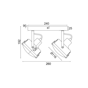 NETTO ΕΠΙΤΟΙΧΟ Φ/Σ 2ΧGU10 ΓΚΡΙ ΜΕΤΑΛΛΙΚΟ 31X12X19CM MORFEAS NETTO ΕΠΙΤΟΙΧΟ Φ/Σ 2ΧGU10 ΓΚΡΙ ΜΕΤΑΛΛΙΚΟ 31X12X19CM MORFEAS