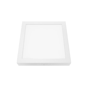 LED SLIM PANEL WHITE SQUARE CEIL.18W 3000K 1650Lm 208mm 230V AC Ra80