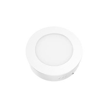 LED SLIM PANEL WHITE ROUND CEIL. 6W 4000K 470Lm Φ117 230V AC Ra80