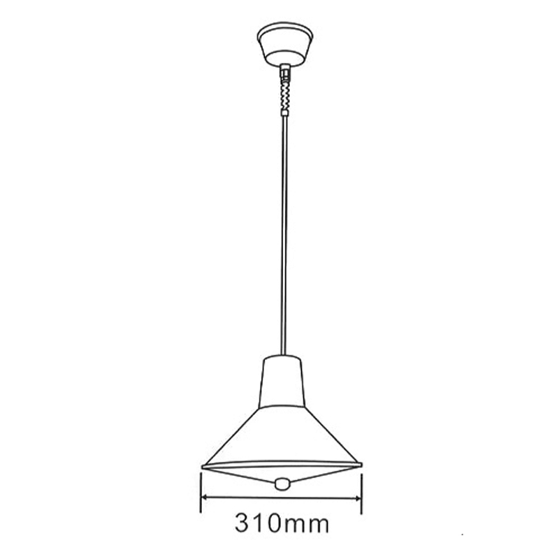 ΚΑΜΠΑΝΑ Φ310 Ε27 MAX 36W IP45 ΜΠΛΕ ΚΑΜΠΑΝΑ Φ310 Ε27 MAX 36W IP45 ΜΠΛΕ