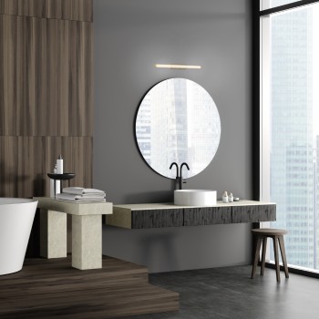 LYNEE-ΦΩΤΙΣΤΙΚΟ ΕΠΙΤΟΙΧΙΟ ΜΠΡΟΝΖΕ ΑΛΟΥΜΙΝΙΟΥ LED SMD 16W CCT ΔΙΑΚΟΠΤΗΣ  1700LM IP20 610x78x60mm