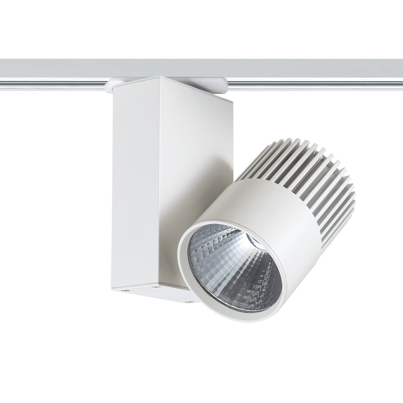 WHITE LED TRACK LIGHT 15W 3000K 2WIRES 36° 1100LM 230V Ra80 WHITE LED TRACK LIGHT 15W 3000K 2WIRES 36° 1100LM 230V Ra80