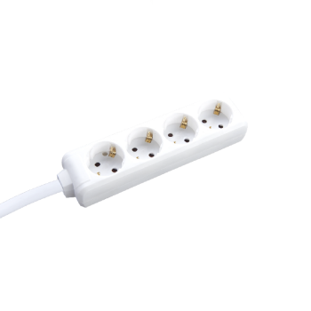 ΠΟΛΥΠΡΙΖΟ 4 ΣΟΥΚΟ ΑΣΦΑΛΕΙΑΣ ΧΩΡΙΣ ΔΙΑΚΟΠΤΗ 16A IP20 ΜΕ ΚΑΛΩΔΙΟ H05VV-F 3x1.5mm2 / ΚΑΘ ΜΗΚΟΥΣ 5m