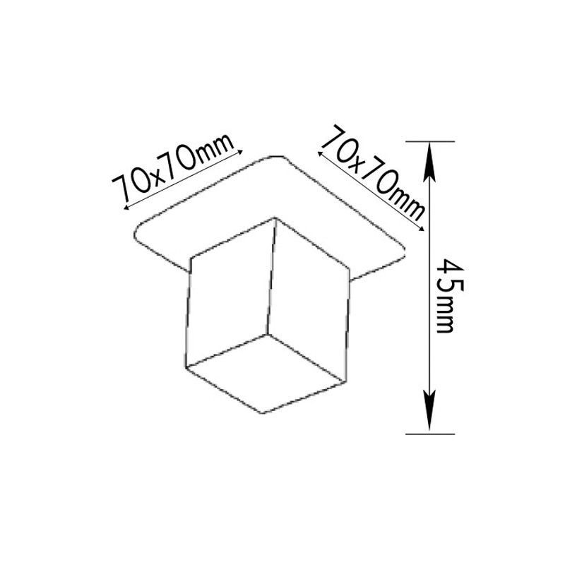 ΣΠΟΤ ΡΟΖΕΤΑ ΓΥΑΛΙ ΚΥΒΟΣ G4