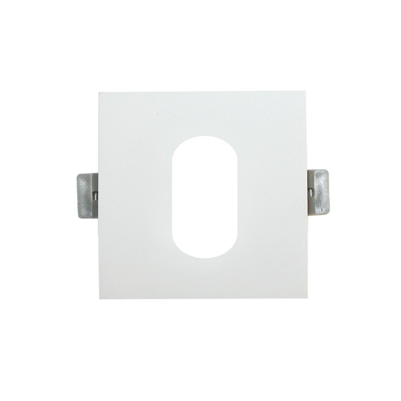 ^  ΣΠΟΤ Νο617 ΤΕΤΡΑΓΩΝΟ ΟΒΑΛ ΛΕΥΚΟ ΑΛΟΥΜΙΝΙΟΥ 88x88