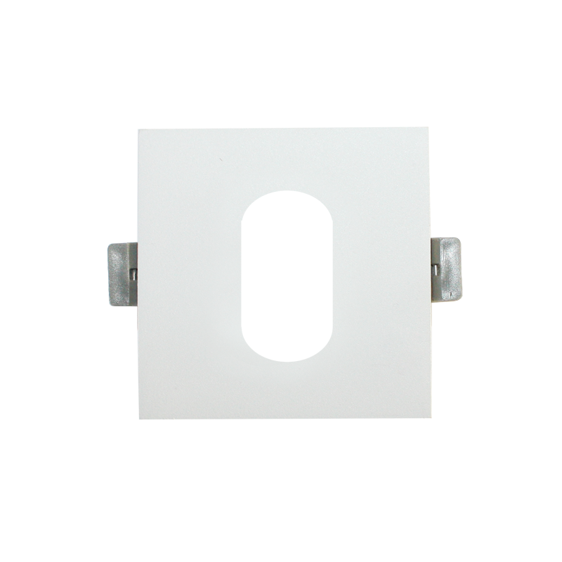 ^  ΣΠΟΤ Νο617 ΤΕΤΡΑΓΩΝΟ ΟΒΑΛ ΛΕΥΚΟ ΑΛΟΥΜΙΝΙΟΥ 88x88