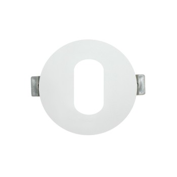 ^  ΣΠΟΤ Νο618 ΣΤΡΟΓΓΥΛΟ ΟΒΑΛ ΛΕΥΚΟ ΑΛΟΥΜΙΝΙΟΥ H88