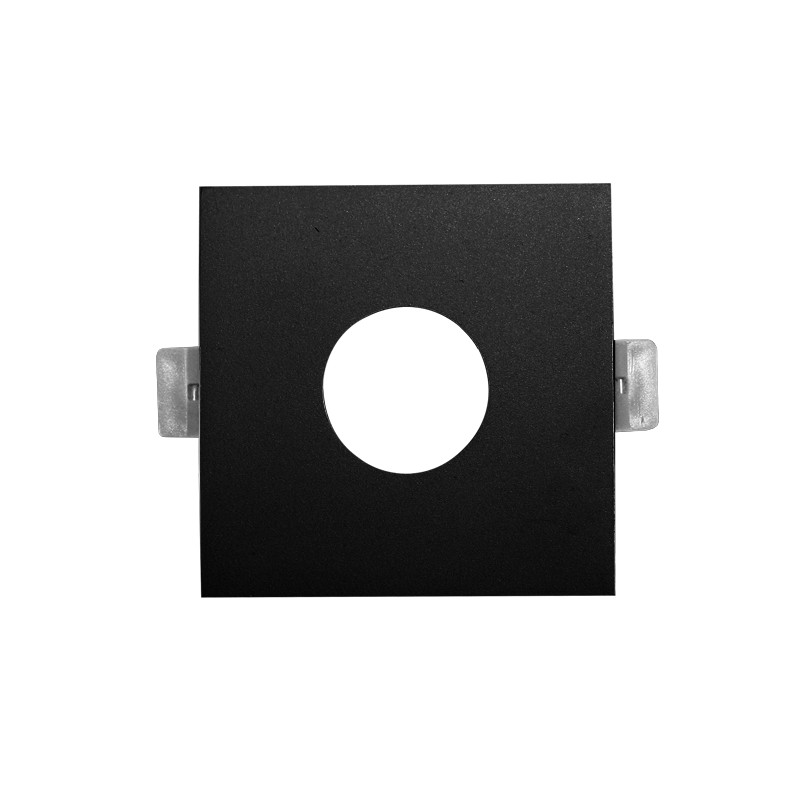 ^  ΣΠΟΤ Νο619 ΤΕΤΡΑΓΩΝΟ ΣΤΡΟΓΓΥΛΟ ΜΑΥΡΟ ΑΛΟΥΜΙΝΙΟΥ 88x88