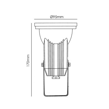 ΣΠΟΤ ΚΗΠΟΥ ΧΥΤΟ ΓΚΡΙ GU10