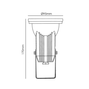 ΣΠΟΤ ΚΗΠΟΥ ΧΥΤΟ ΓΚΡΙ GU10