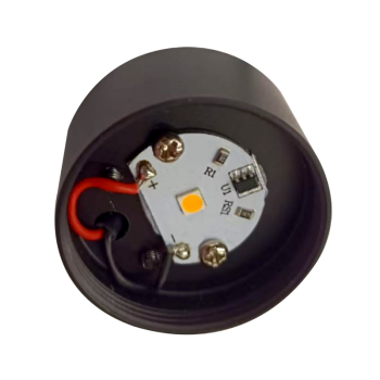 CAPISUR-ΣΠΟΤ ΜΑΥΡΟ ΑΛΟΥΜΙΝΙΟΥ ΧΩΡΙΣ ΦΑΚΟ ΚΑΙ ΠΡΟΣΟΨΗ LED SMD 2W 3000K 140LM IP20 Φ34Χ18MM 5 ΧΡ.ΕΓΓ.