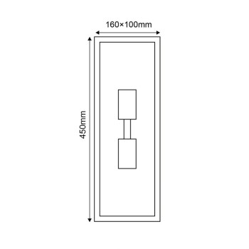 ^ΛΕΥΚΟ ΕΠΙΤΟΙΧΟ ΦΩΤΙΣΤΙΚΟ CELIA 2XE27 IP44 ΜΕ ΔΙΑΦΑΝΟ ΓΥΑΛΙ