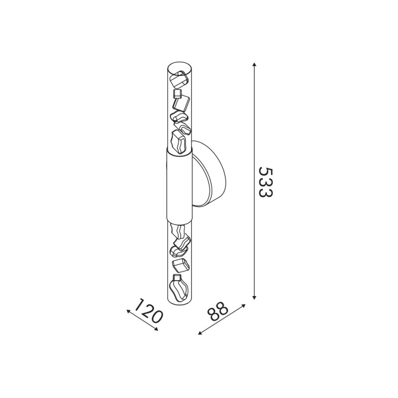 OASIS-ΦΩΤΙΣΤΙΚΟ ΕΠΙΤΟΙΧΟ ΟΡΕΙΧΑΛΚΙΝΟ ΑΛΟΥΜΙΝΙΟΥ LED COB 13W CCT 650LM IP20 120X88X533MM OASIS-ΦΩΤΙΣΤΙΚΟ ΕΠΙΤΟΙΧΟ ΟΡΕΙΧΑΛΚΙΝΟ ΑΛΟΥΜΙΝΙΟΥ LED COB 13W CCT 650LM IP20 120X88X533MM