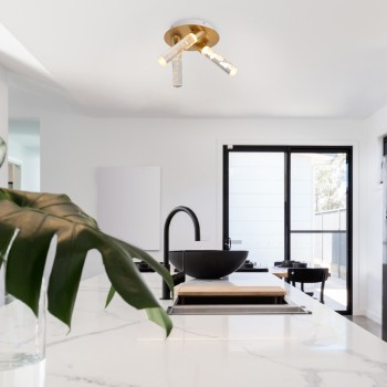 OASIS-ΦΩΤΙΣΤΙΚΟ ΟΡΟΦΗΣ ΤΡΙΦΩΤΟ ΑΜΜΩΔΕΣ ΛΕΥΚΟ ΑΛΟΥΜΙΝΙΟΥ LED COB 22W CCT 1100Lm IP20 396X396X225MM