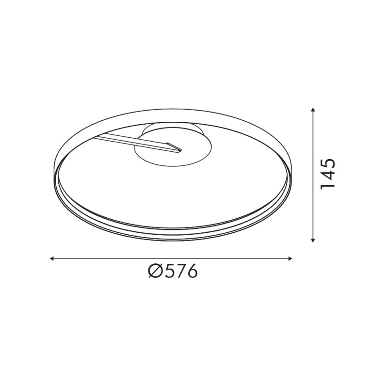 ROLLIE-ΦΩΤΙΣΤΙΚΟ ΟΡΟΦΗΣ ΧΡΥΣΟ ΑΛΟΥΜΙΝΙΟΥ LED SMD 42W CCT 2100LM IP20 Φ576X145MM ROLLIE-ΦΩΤΙΣΤΙΚΟ ΟΡΟΦΗΣ ΧΡΥΣΟ ΑΛΟΥΜΙΝΙΟΥ LED SMD 42W CCT 2100LM IP20 Φ576X145MM