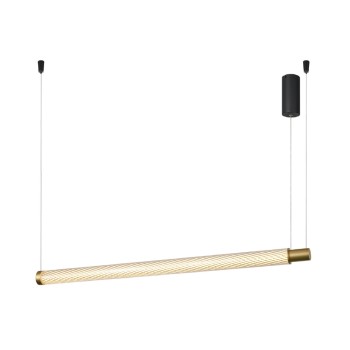 MYSTIQUE-ΦΩΤΙΣΤΙΚΟ ΚΡΕΜΑΣΤΟ ΧΡΥΣΟ ΑΛΟΥΜΙΝΙΟΥ LED SMD 42W CCT 2520LM IP20 1175X45X2000MM