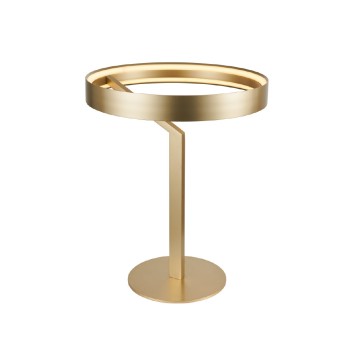 ROLLIE-ΦΩΤΙΣΤΙΚΟ ΕΠΙΤΡΑΠΕΖΙΟ ΧΡΥΣΟ ΑΛΟΥΜΙΝΙΟΥ LED SMD 29W DIMMABLE 2700K 1450LM IP20 385X485MM