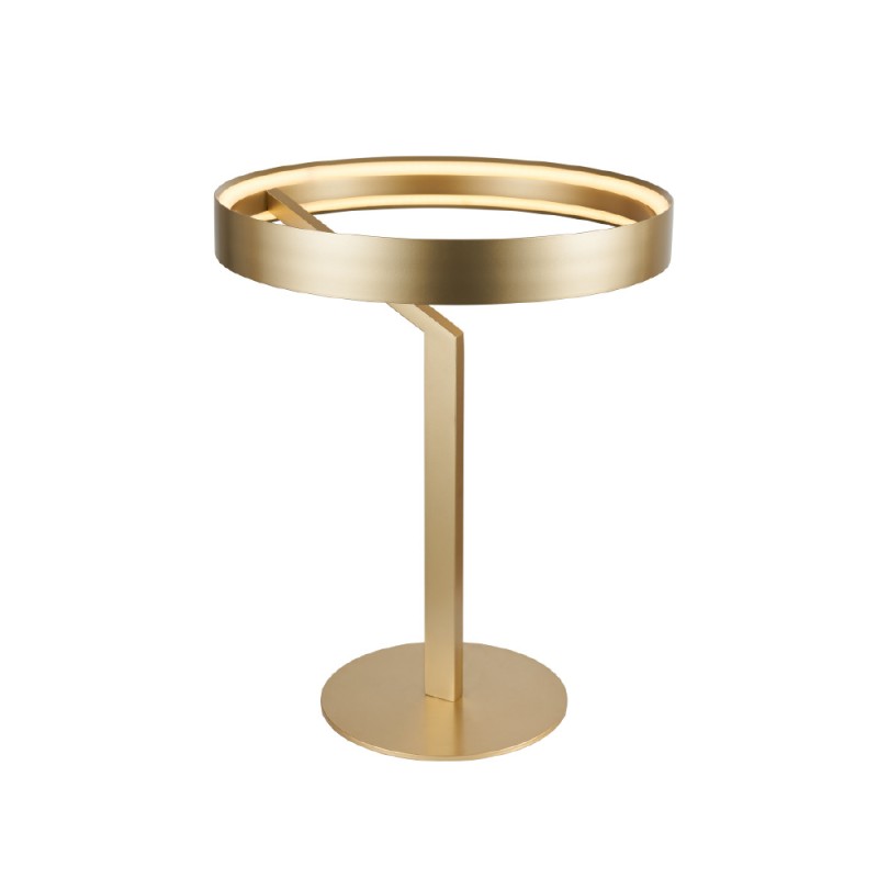 ROLLIE-ΦΩΤΙΣΤΙΚΟ ΕΠΙΤΡΑΠΕΖΙΟ ΧΡΥΣΟ ΑΛΟΥΜΙΝΙΟΥ LED SMD 29W DIMMABLE 2700K 1450LM IP20 385X485MM