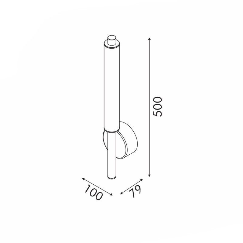 MYSTIQUE-ΦΩΤΙΣΤΙΚΟ ΕΠΙΤΟΙΧΟ ΚΑΦΕ ΑΛΟΥΜΙΝΙΟΥ LED SMD 11W CCT 660LM IP20 100X79X500MM MYSTIQUE-ΦΩΤΙΣΤΙΚΟ ΕΠΙΤΟΙΧΟ ΚΑΦΕ ΑΛΟΥΜΙΝΙΟΥ LED SMD 11W CCT 660LM IP20 100X79X500MM