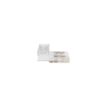 ^90° TRANSPARENT CONNECTOR FOR LED COB STRIP IP20 8MM