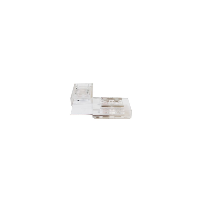 ^90° TRANSPARENT CONNECTOR FOR LED COB STRIP IP20 8MM