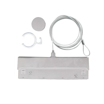  KIT ΚΡΕΜΑΣΗΣ ΓΙΑ COSMO20*W, COSMO40*W (ΛΕΥΚΟΣ ΜΑΤ ΜΑΓΝΗΤΙΚΟΣ ΑΝΤΑΠΤΟΡΑΣ+2M AΤΣΑΛΙΝΗ NTIZA ME ΚΛΙΠ)