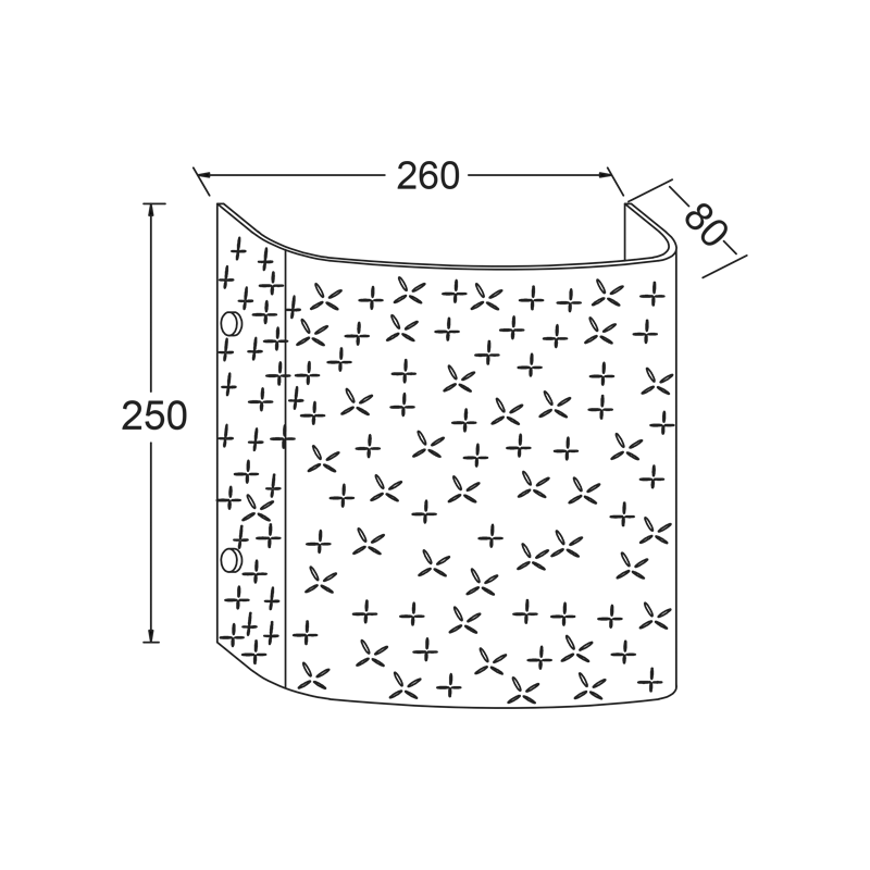ΕΠΙΤΟΙΧΙΟ Φ/Σ 2ΧΕ27 ΛΕΥΚΟ ΓΥΑΛΙ ΜΟΤΙΒΟ+ΜΕΤΑΛΛΟ 26Χ25Χ8,5CM SCILLA ΕΠΙΤΟΙΧΙΟ Φ/Σ 2ΧΕ27 ΛΕΥΚΟ ΓΥΑΛΙ ΜΟΤΙΒΟ+ΜΕΤΑΛΛΟ 26Χ25Χ8,5CM SCILLA